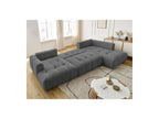 Fuji - Canapé Panoramique Convertible - Tissu Lisse - Angle Gauche