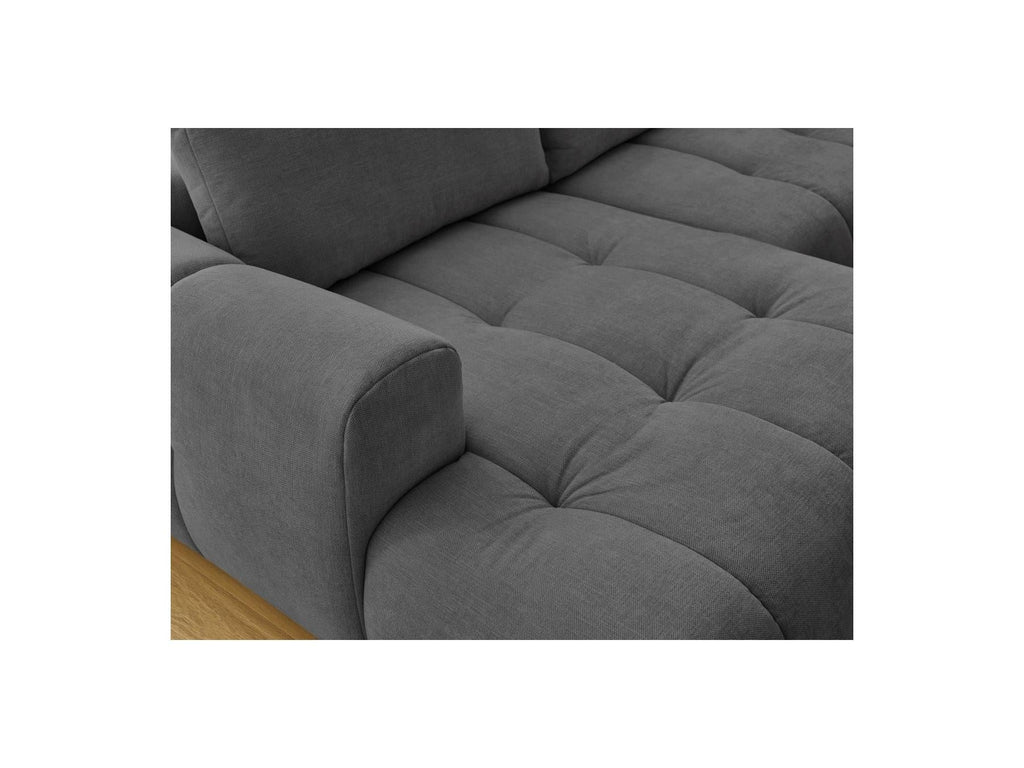 Fuji - Canapé Panoramique Convertible - Tissu Lisse - Angle Gauche