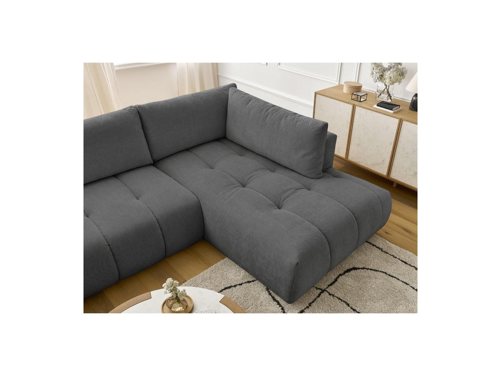 Fuji - Canapé Panoramique Convertible - Tissu Lisse - Angle Gauche
