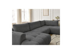 Fuji - Canapé Panoramique Convertible - Tissu Lisse - Angle Gauche