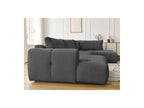 Fuji - Canapé Panoramique Convertible - Tissu Lisse - Angle Gauche