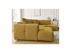 Fuji - Canapé Panoramique Convertible - Tissu Lisse - Angle Gauche
