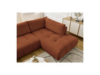Fuji - Canapé Panoramique Convertible - Tissu Lisse - Angle Gauche