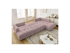 Fuji - Canapé Panoramique Convertible - Tissu Lisse - Angle Gauche