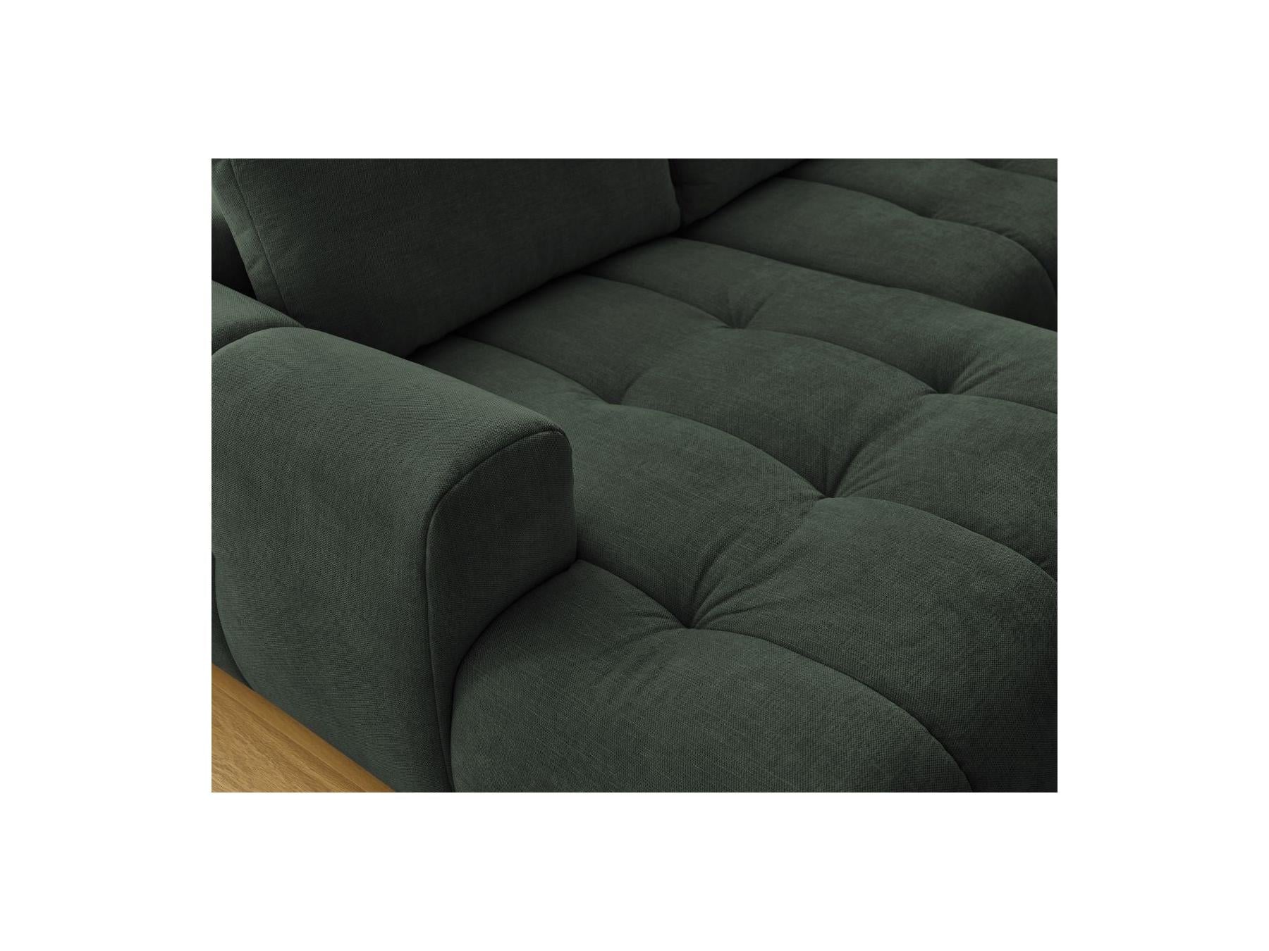Fuji - Canapé Panoramique Convertible - Tissu Lisse - Angle Gauche