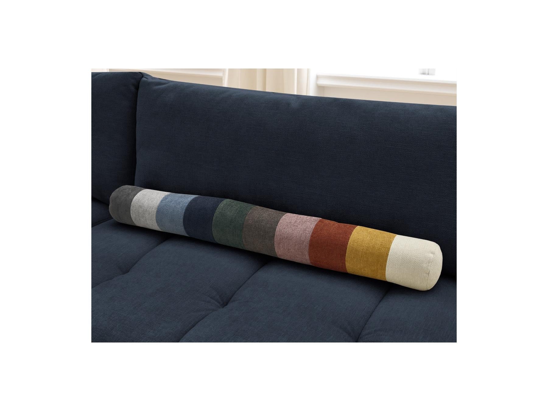 Fuji - Canapé Droit Convertible 3 Places - Tissu Lisse