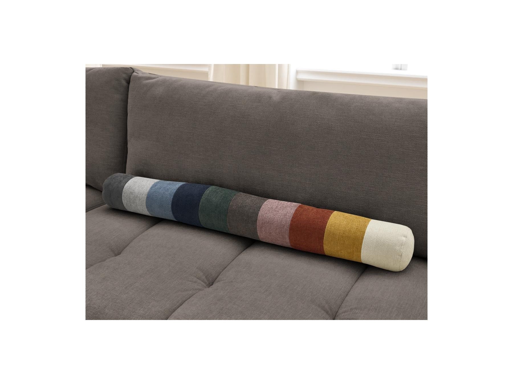 Fuji - Canapé Droit Convertible 3 Places - Tissu Lisse