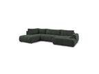 Fuji - Canapé Panoramique Convertible - Tissu Lisse - Angle Droit
