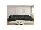 Fuji - Canapé Panoramique Convertible - Tissu Lisse - Angle Droit