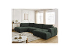 Fuji - Canapé Panoramique Convertible - Tissu Lisse - Angle Droit