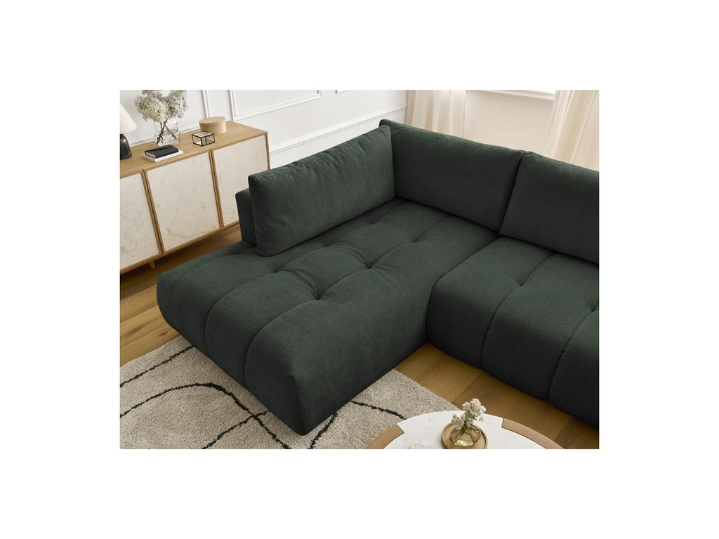 Fuji - Canapé Panoramique Convertible - Tissu Lisse - Angle Droit