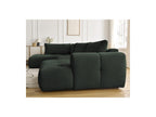 Fuji - Canapé Panoramique Convertible - Tissu Lisse - Angle Droit