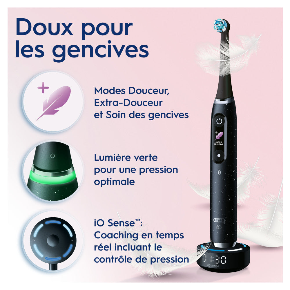 Oral-B Io10 Brosse À Dents Électrique Avec Etui De Voyage Chargeur