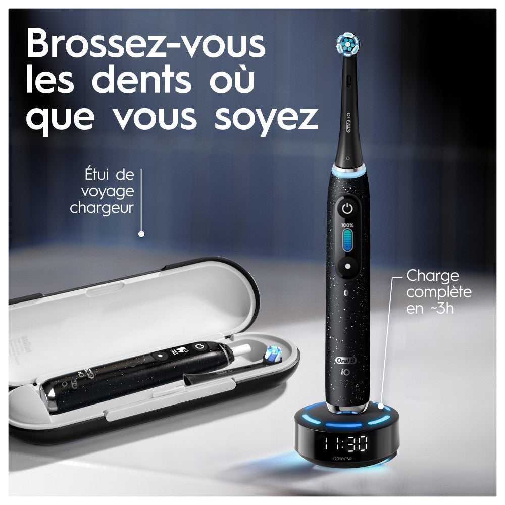 Oral-B Io10 Brosse À Dents Électrique Avec Etui De Voyage Chargeur