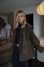 Veste Blazer Vicky - Chocolat