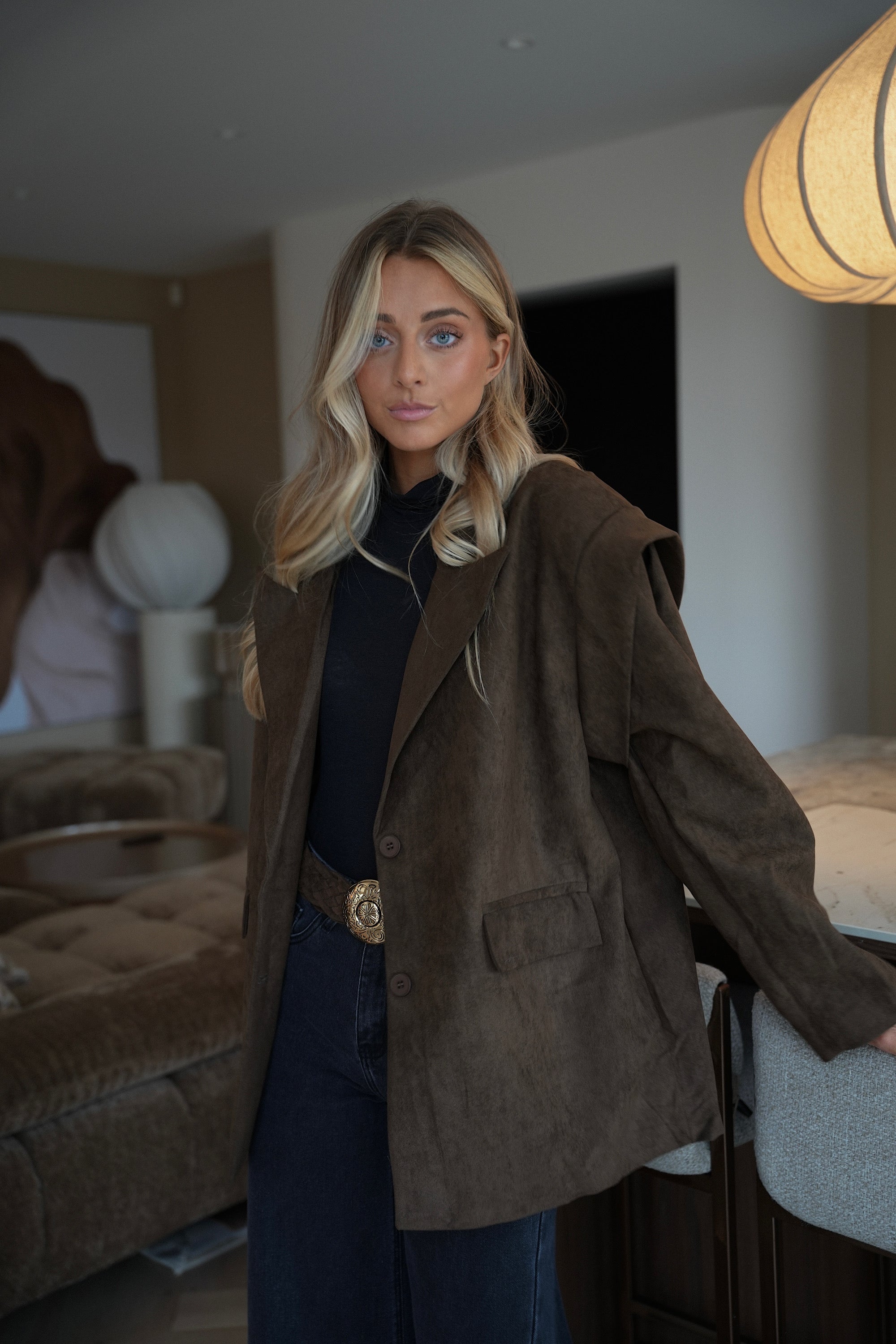 Veste Blazer Vicky - Chocolat
