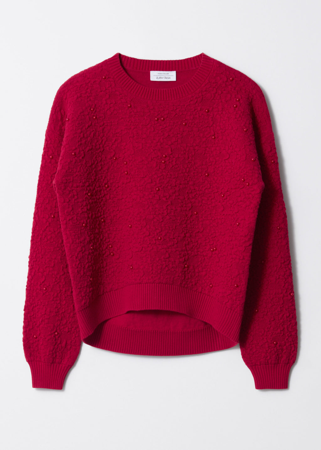 Pull Gaufré Jumper Pa - Rouge