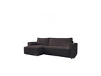 Nihad - Canapé D'Angle Réversible Convertible Coffre - Velours Côtelé