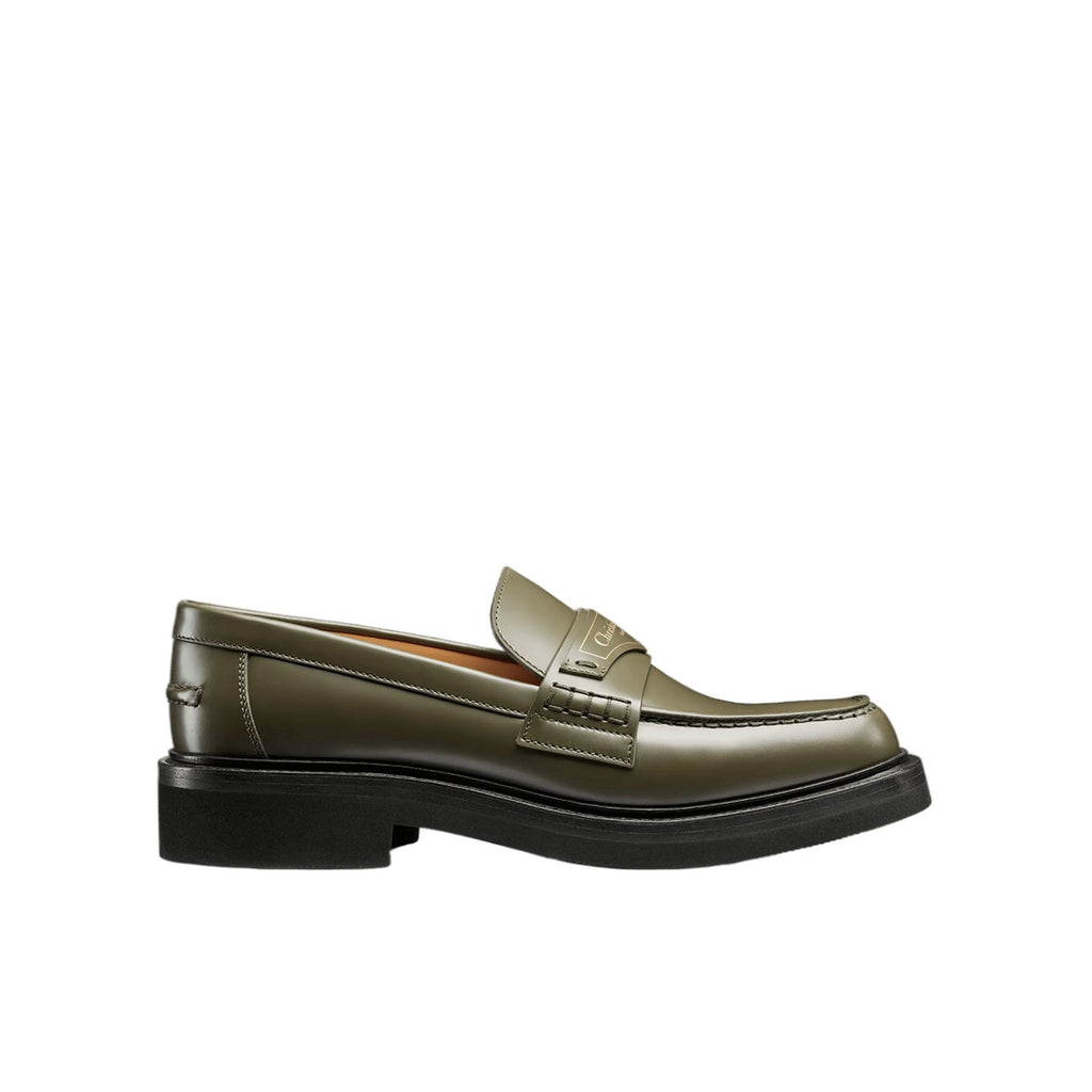 Mocassins Dior Leather - Green - Femme