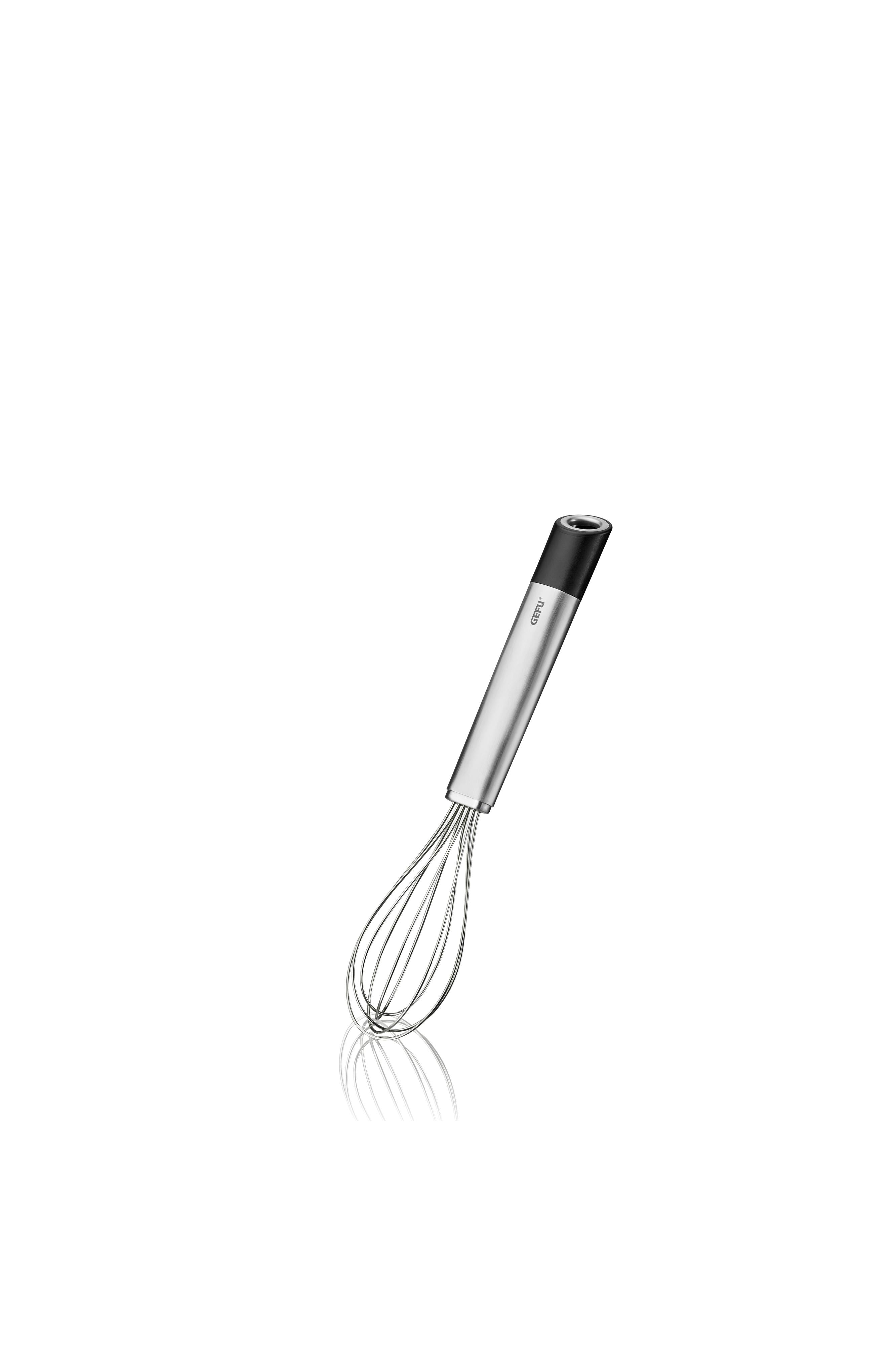 Primeline - Fouet - Acier Inoxydable - Noir/Argent