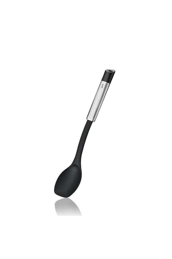 Primeline - Cuillère - Acier Inoxydable Et Nylon - Noir/Argent