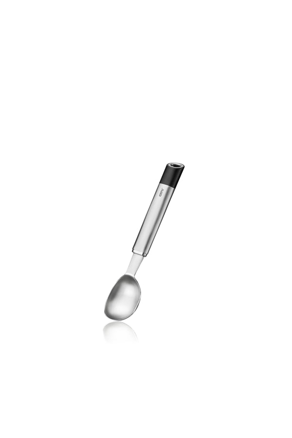 Primeline - Cuillère À Glace - Acier Inoxydable - Noir/Argent