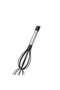 Primeline - Fouet - Acier Inoxydable Et Nylon - Noir/Argent