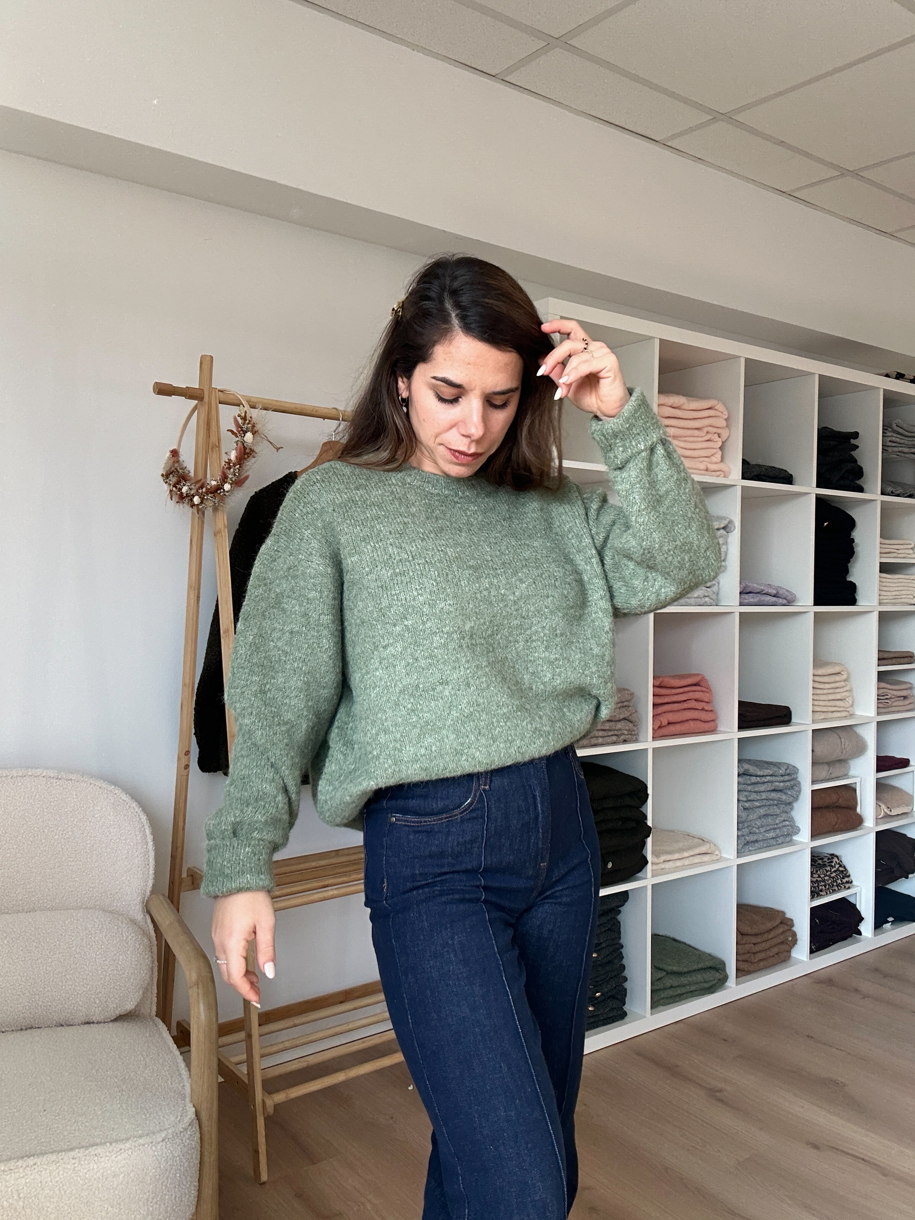Pull Louise Olive