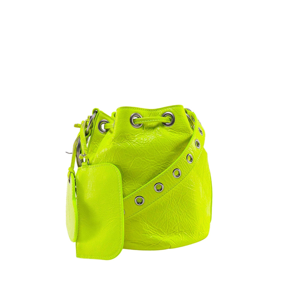 Balenciaga Cagole Bucket Bag - Yellow - Femme