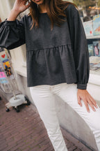 Blouse Nana Gris Chiné