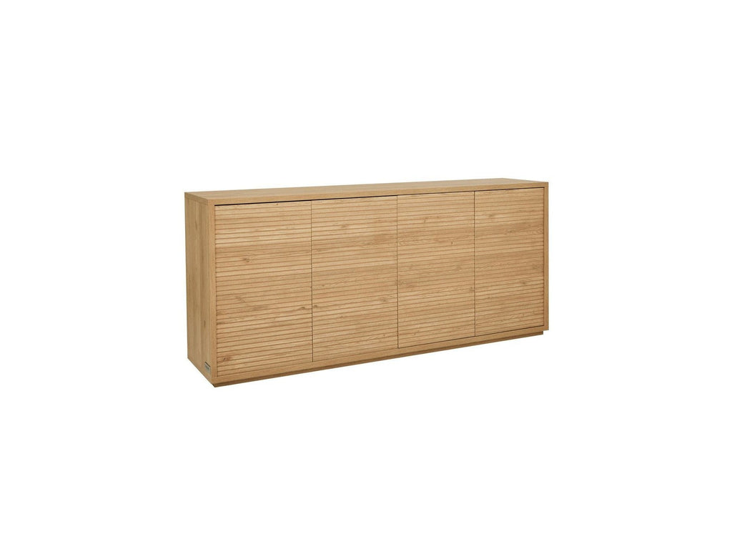 Ferret - Buffet 4 Portes - Effet Tasseaux De Bois