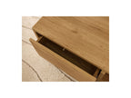 Ferret - Table Basse Avec Tiroir - Effet Tasseaux De Bois