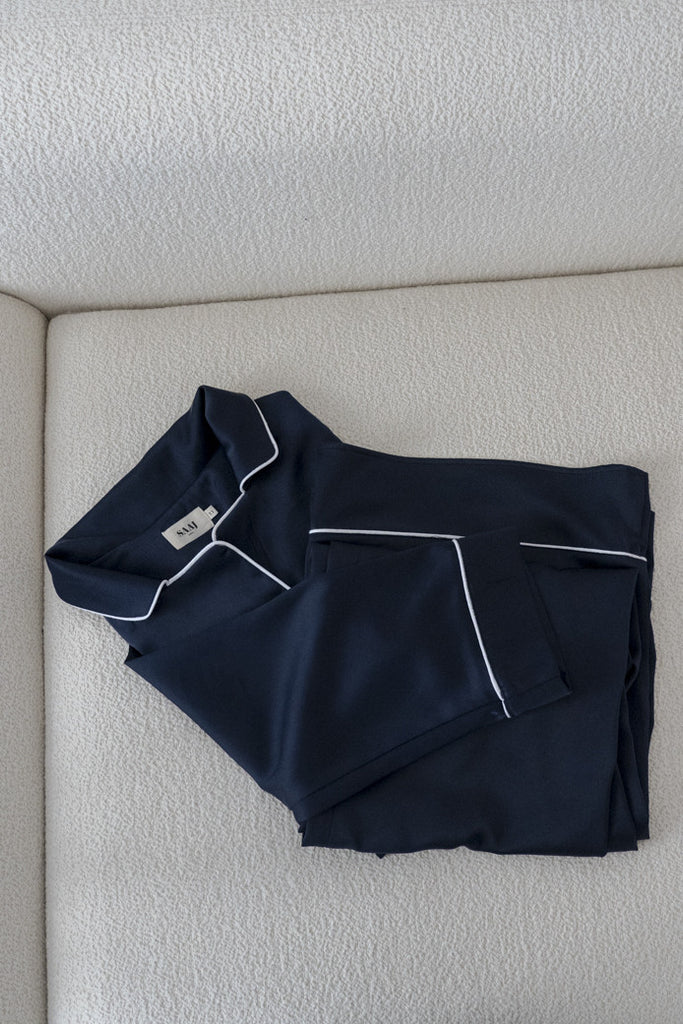 Pyjama Miranda Satin Marine