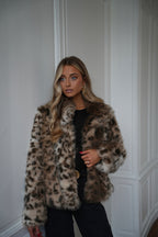 Manteau Fourrure Kane - Léopard