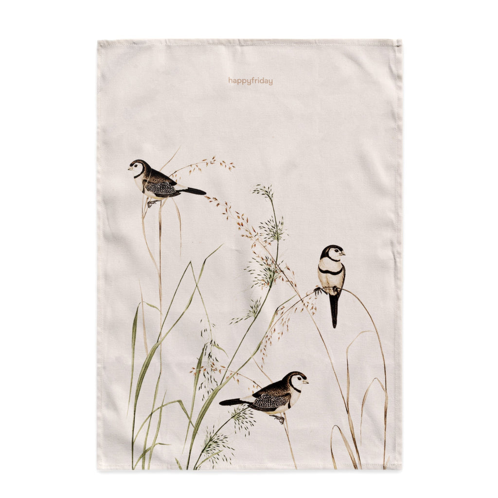 Torchon (2 Pièces) Happy Birds - Multicolore