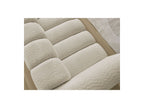 Talia - Canapé Droit Fixe 3 Places - Tissu Bouclette