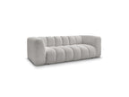 Talia - Canapé Droit Fixe 3 Places - Tissu Bouclette