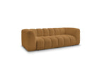 Talia - Canapé Droit Fixe 3 Places - Tissu Bouclette