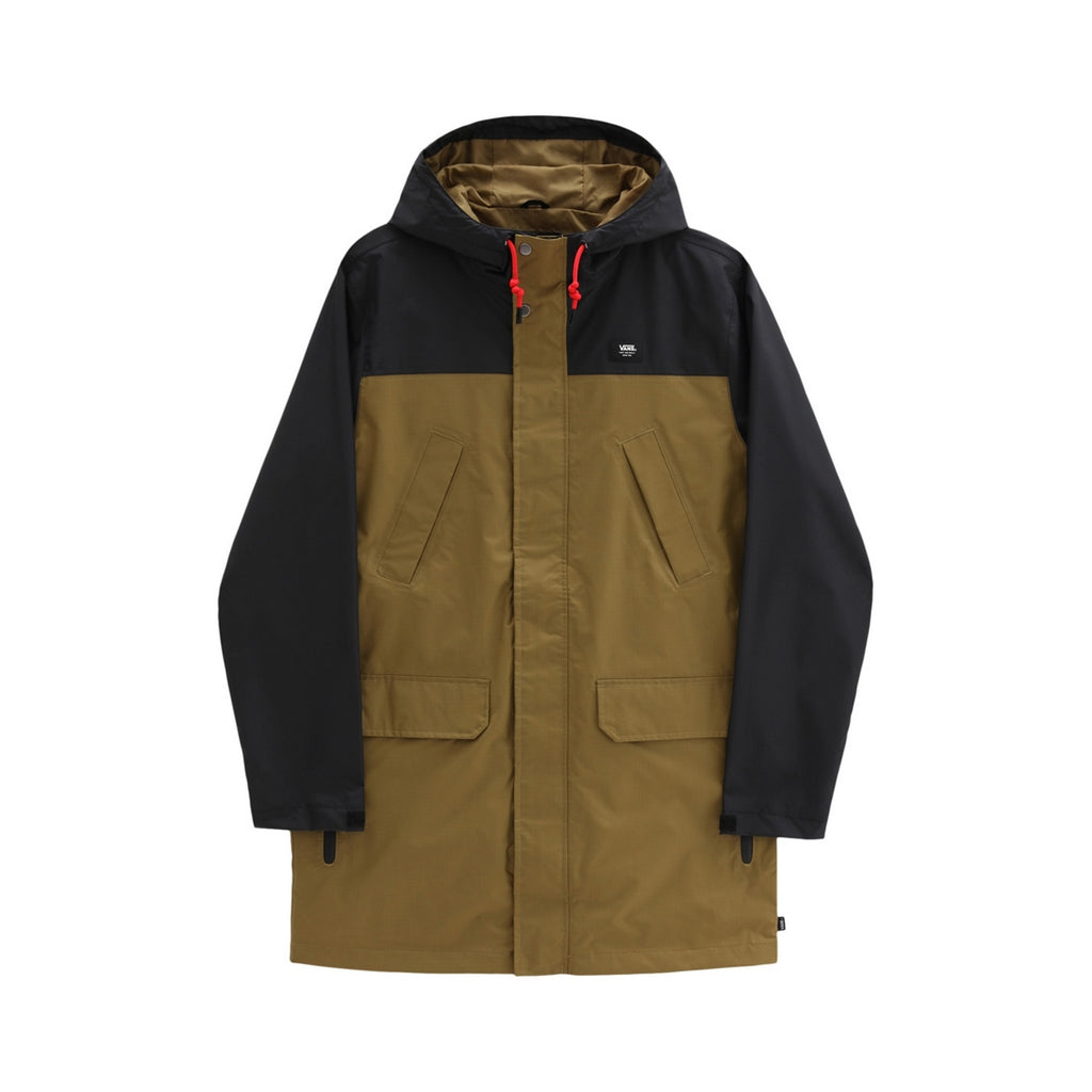 Parka À Capuche Woods Mte-2 - Kaki Et Anthracite - Homme