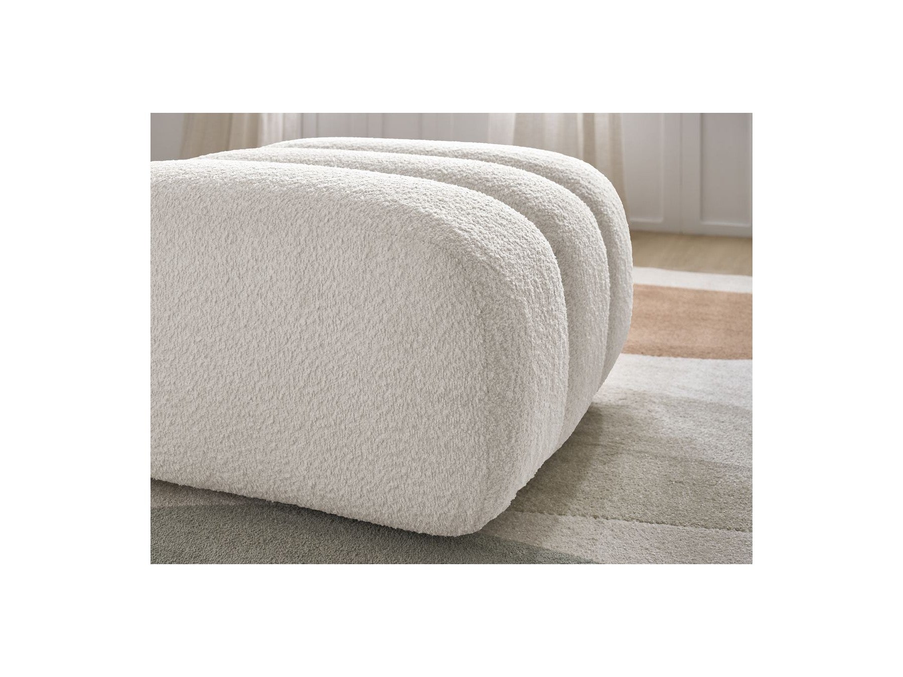 Talia - Pouf - Tissu Bouclette