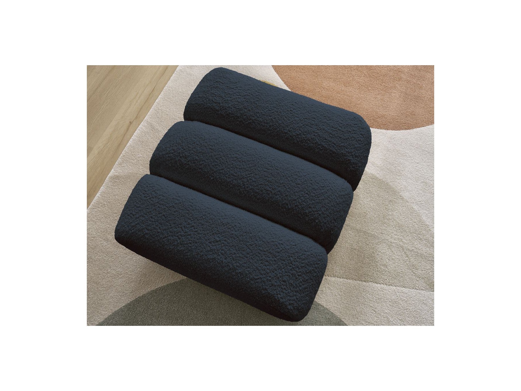 Talia - Pouf - Tissu Bouclette