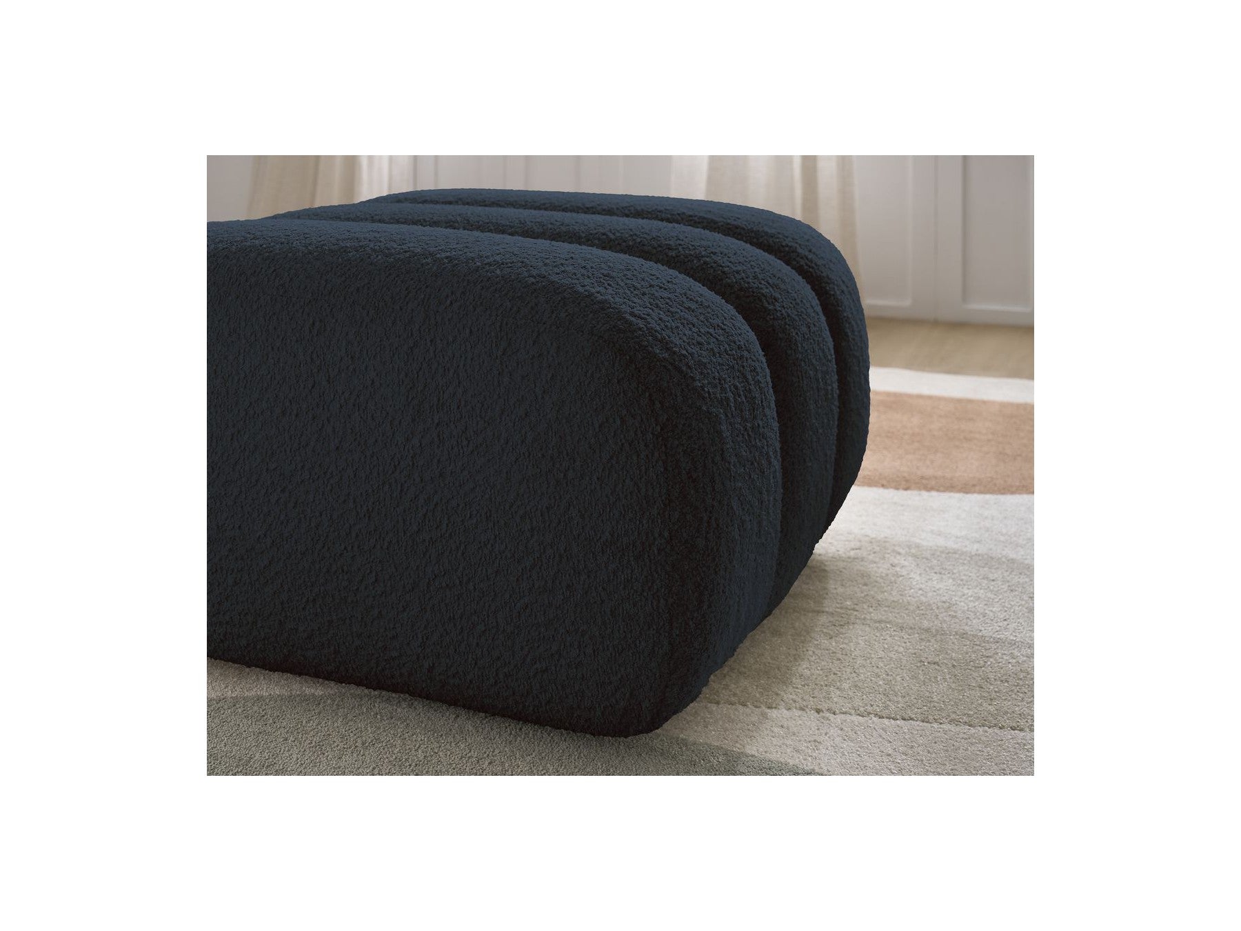 Talia - Pouf - Tissu Bouclette