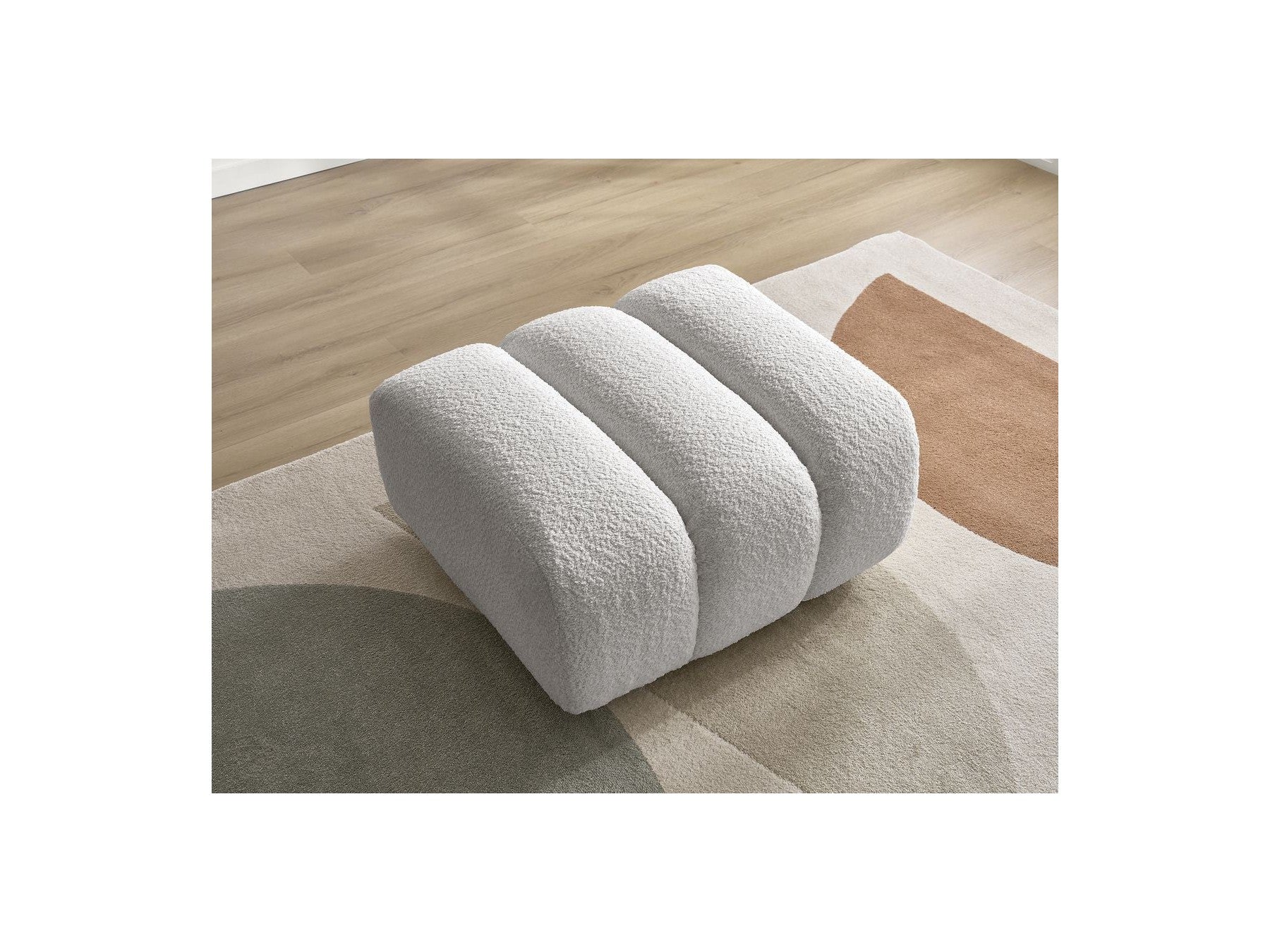 Talia - Pouf - Tissu Bouclette