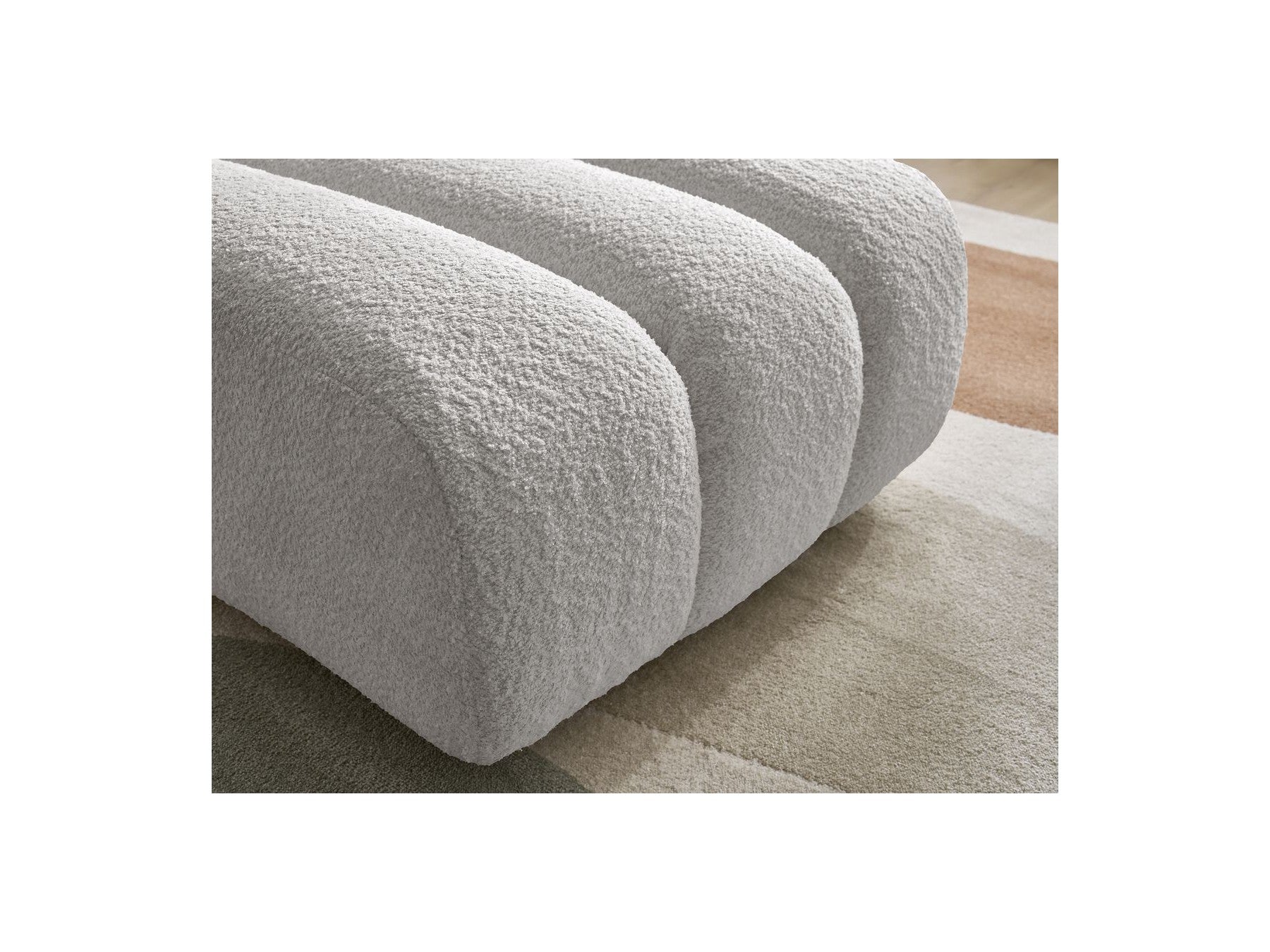 Talia - Pouf - Tissu Bouclette