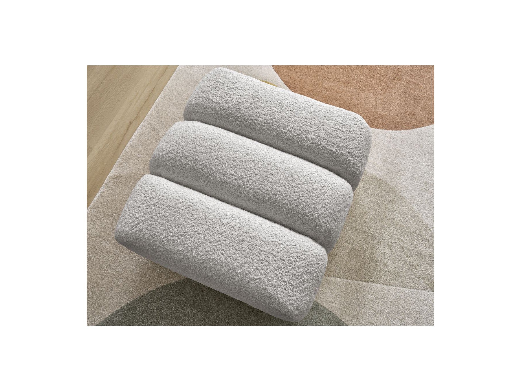 Talia - Pouf - Tissu Bouclette