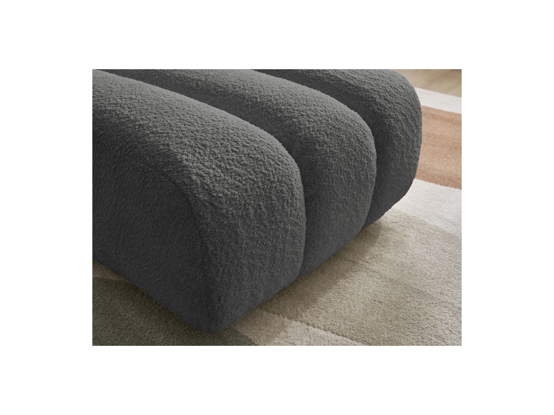 Talia - Pouf - Tissu Bouclette
