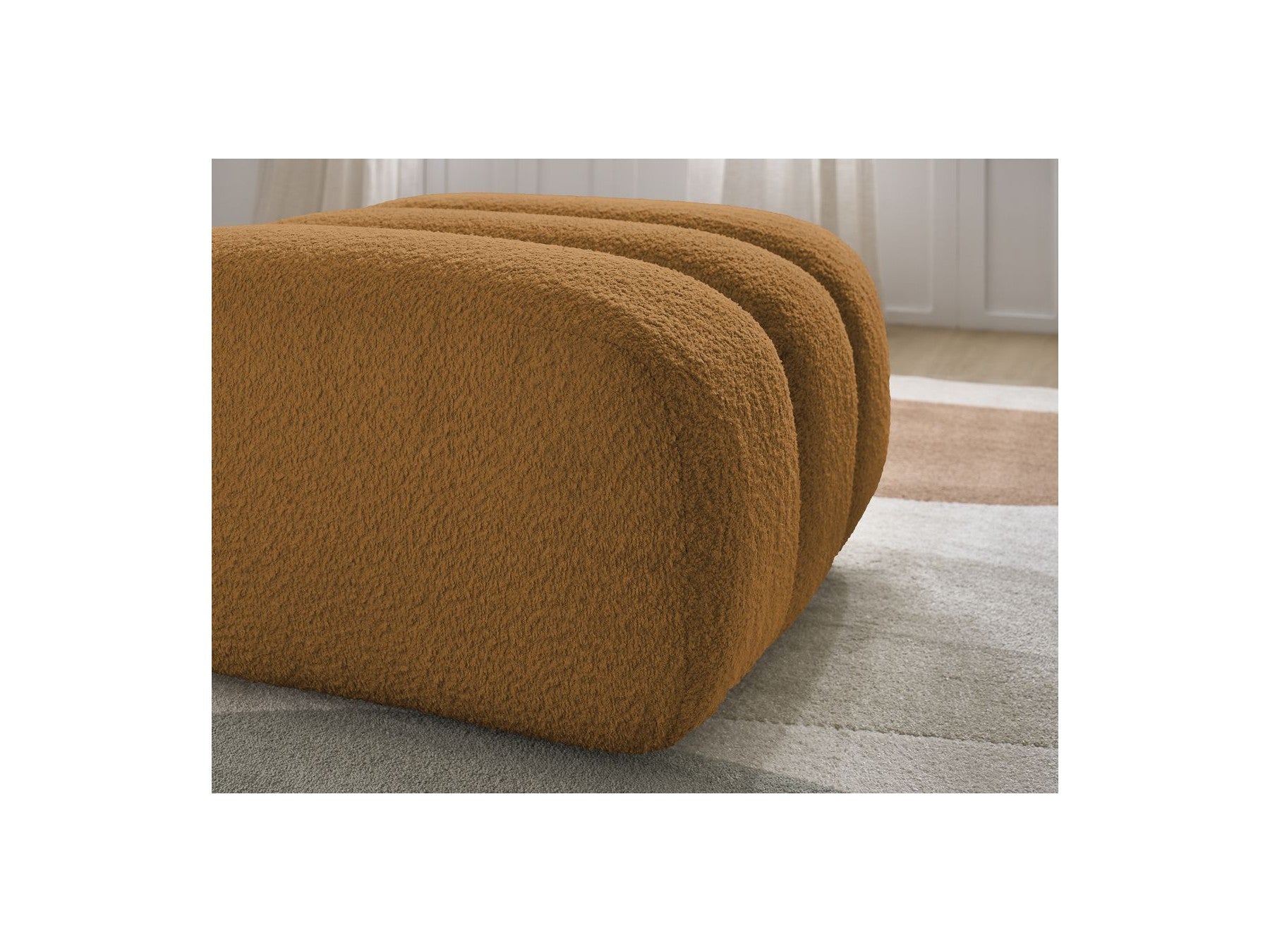 Talia - Pouf - Tissu Bouclette