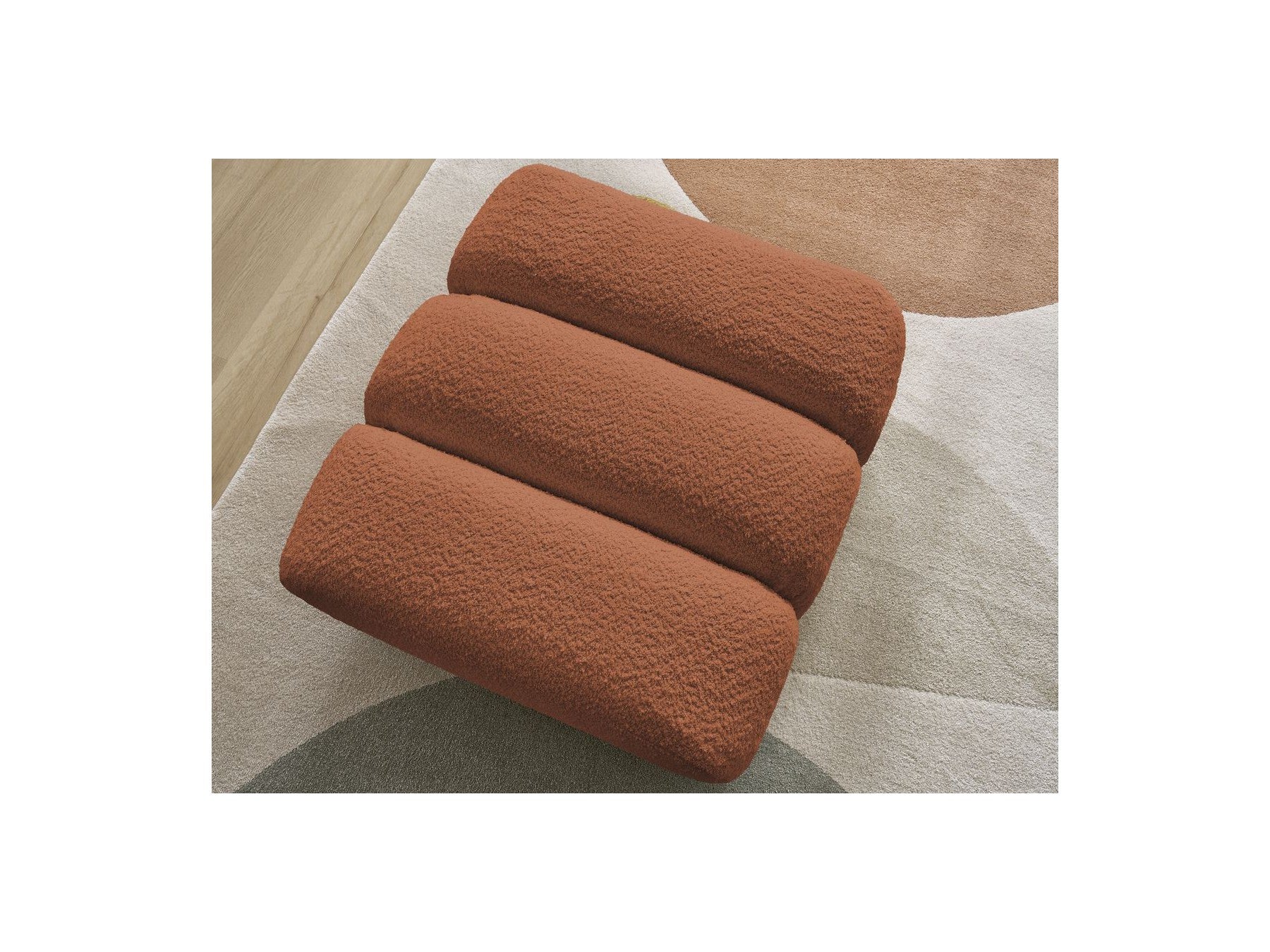 Talia - Pouf - Tissu Bouclette