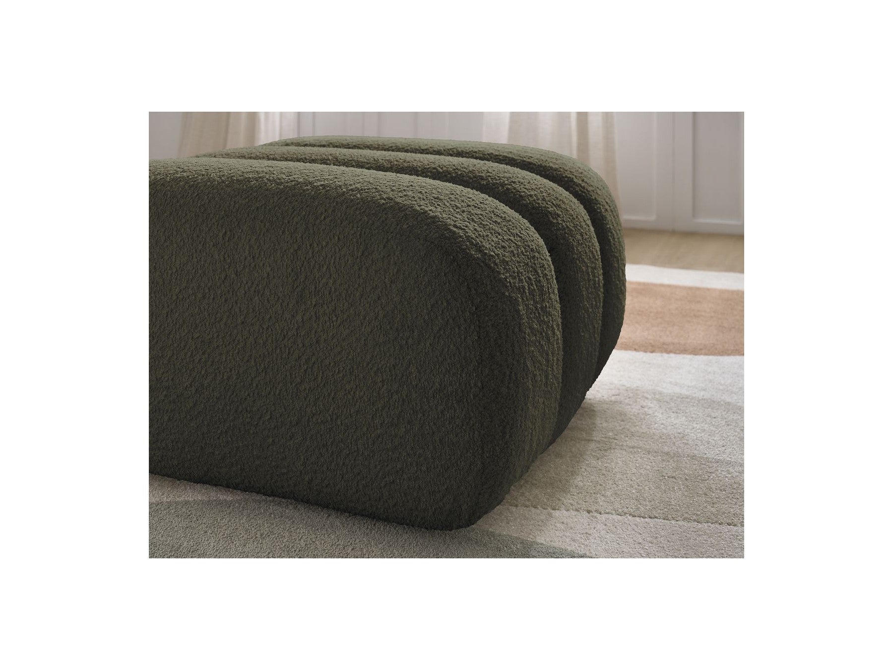 Talia - Pouf - Tissu Bouclette