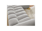 Talia - Canapé D'Angle Fixe - Tissu Bouclette - Angle Droit